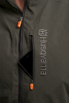 Chaqueta softshell para hombre, verde