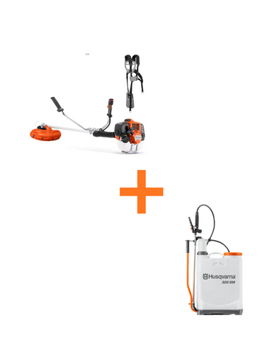 Guadañadora 143rs+ Fumigadora manual Husqvarna