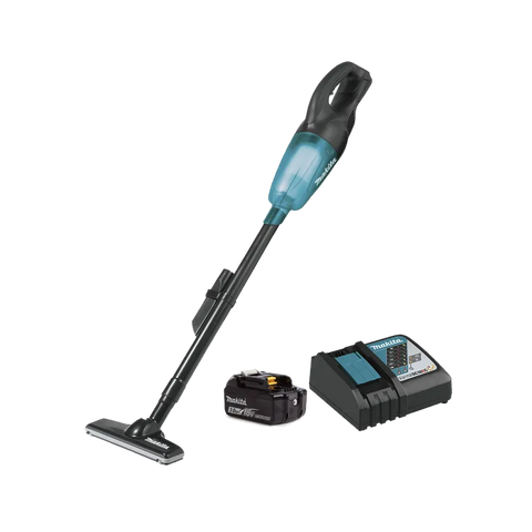 Aspiradora Vertical Inalámbrica Makita 0.65lt 18v + Batería + Cargador DCL180SFB